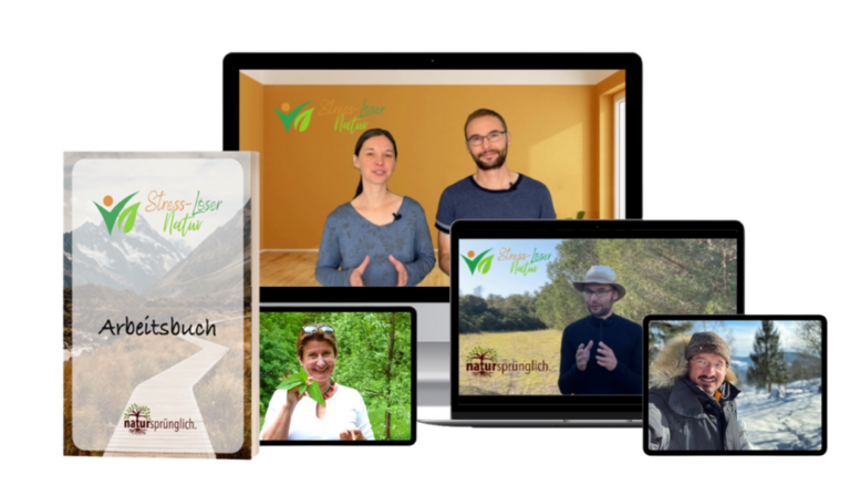 Kurs-Mockup Stresslöser Natur